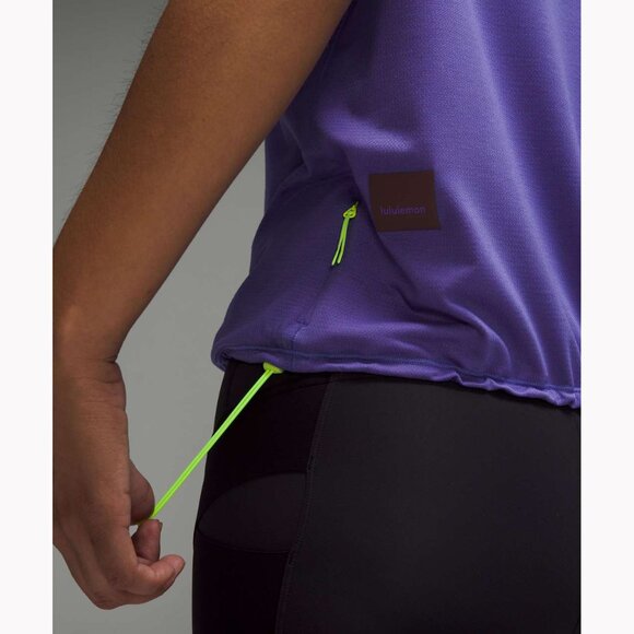 Lululemon Lightweight Cinched Hem Hiking T-Shirt in Charged Indigo (4) - Picture 4 of 8